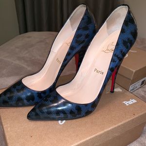 CHRISTIAN LOUBOUTIN
Blue Leopard Pumps